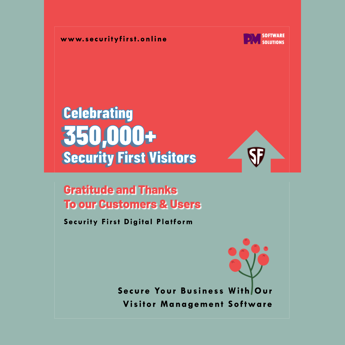 350k Security First Visitors